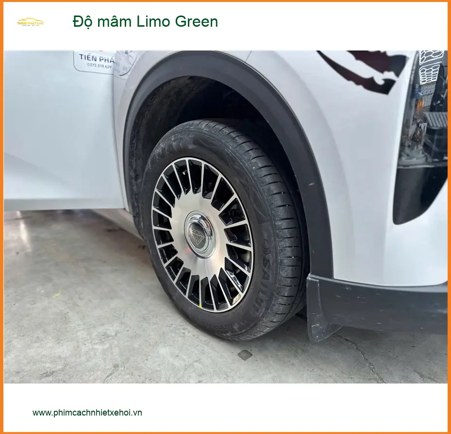 Chị Bảo Thy độ mâm Limo Green cho VinFast Lux A2.0 ở Quận 11 ảnh thực tế 2