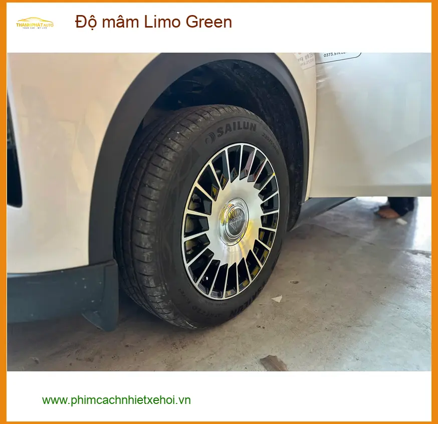 Anh Tấn độ mâm Limo Green cho Hyundai SantaFe tại Quận 10 chất lượng ảnh thực tế 2