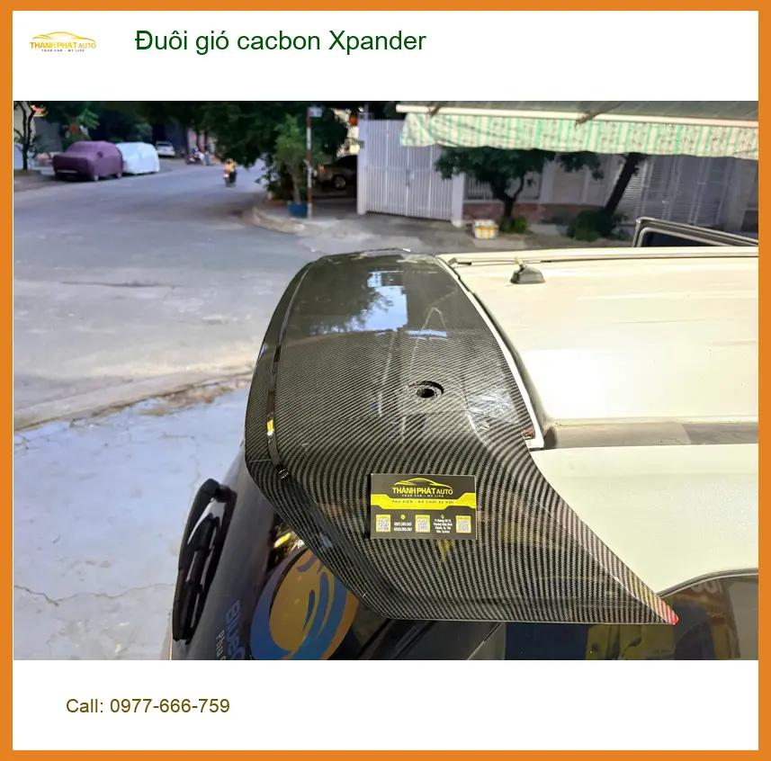 Anh Phước lắp đuôi gió cacbon cho Xpander tại Quận Bình Tân thêm vẻ thể thao ảnh thực tế 2