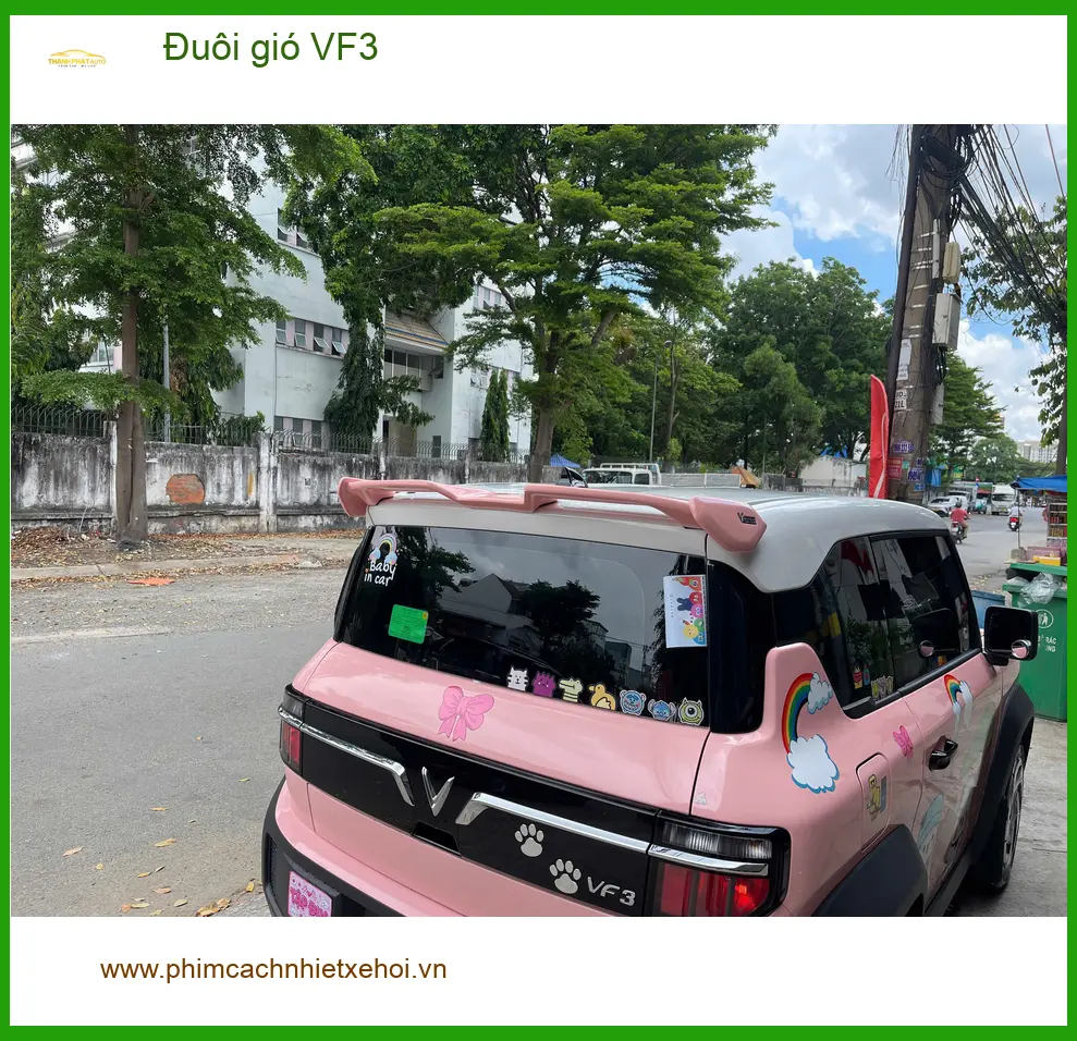 Anh Minh lắp đuôi gió VF3 tại Quận Tân Phú để tăng tính thể thao và ổn định