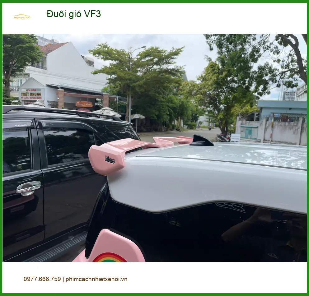 Anh Minh lắp đuôi gió VF3 tại Quận Tân Phú để tăng tính thể thao và ổn định ảnh thực tế 2