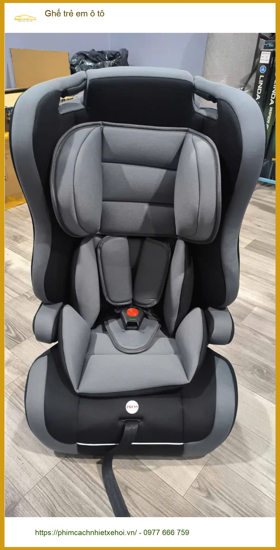 Anh Quang lắp Ghế trẻ em ô tô cho Hyundai Accent tại Quận 2 để đảm bảo an toàn cho con ảnh thực tế 4
