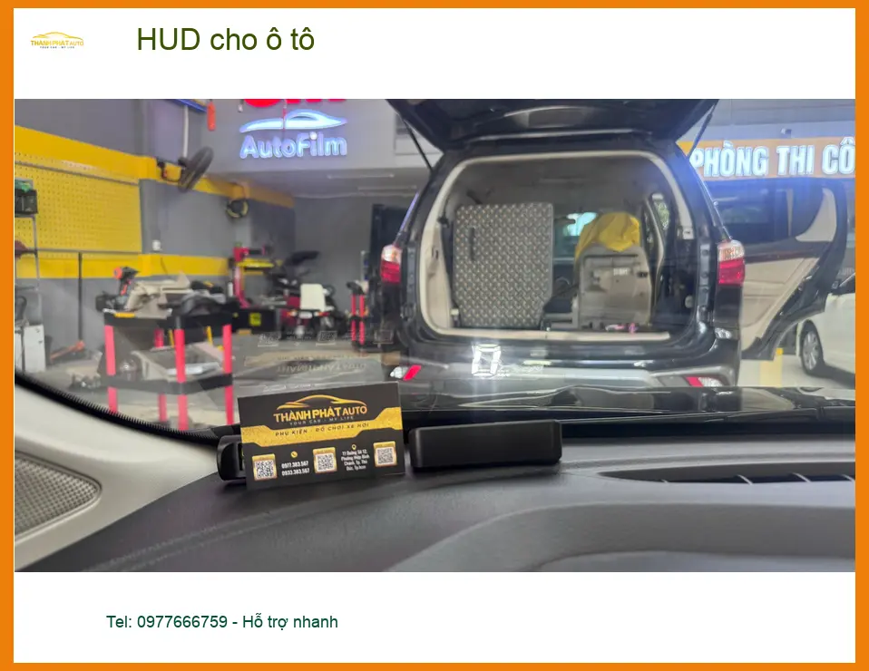 Anh Khôi lắp HUD cho ô tô Hyundai Accent tại Quận 2 để lái xe an toàn hơn