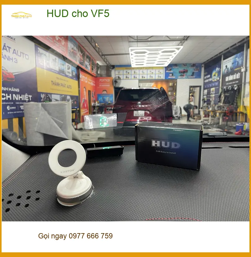 Chị Thanh lắp HUD cho VinFast VF5 uy tín, giá tốt tại Thủ Đức ảnh thực tế 5