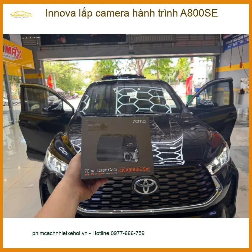 Anh Khải lắp camera hành trình A800SE cho Innova ở Quận 11 tăng cường an ninh ảnh thực tế 3