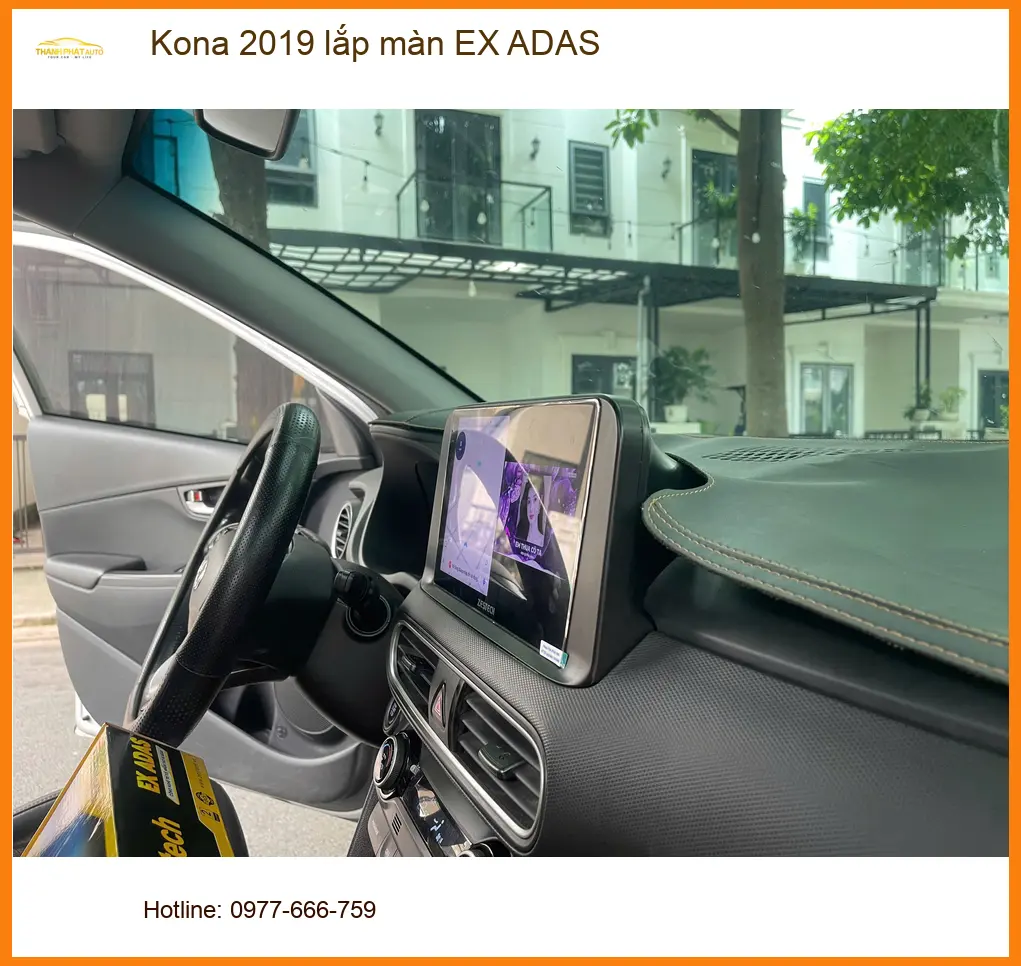 Anh Gia Huy lắp màn EX ADAS cho Kona 2019 tại Thủ Đức để hành trình an tâm ảnh thực tế 3