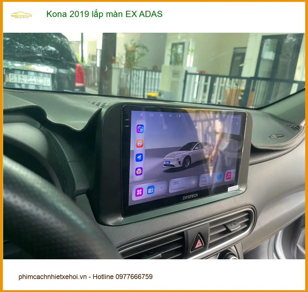 Anh Gia Huy lắp màn EX ADAS cho Kona 2019 tại Thủ Đức để hành trình an tâm ảnh thực tế 4