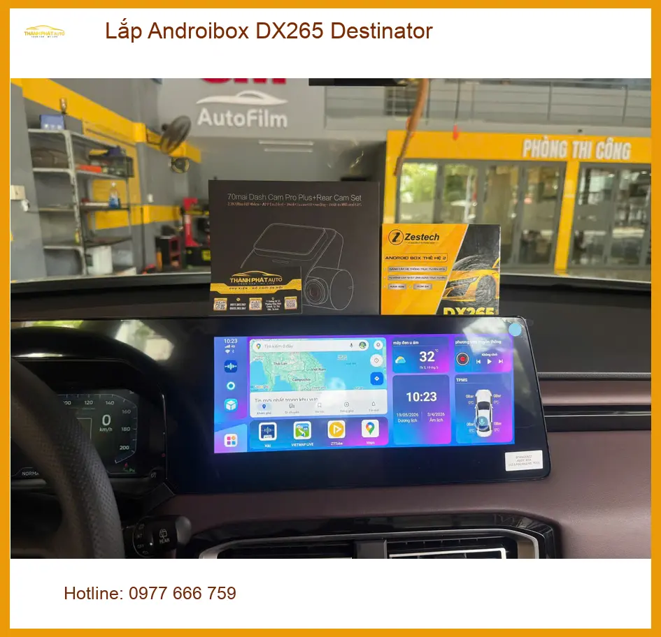 Chị Vân lắp Androibox DX265 Destinator cho Mazda 3 tại Củ Chi giá tốt ảnh thực tế 2