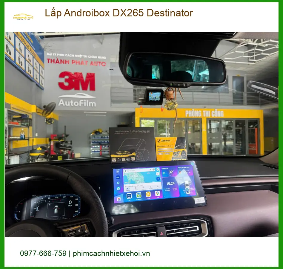 Anh Cường lắp Android Box DX265 Destinator cho Ford Everest ở Bình Tân ảnh thực tế 3
