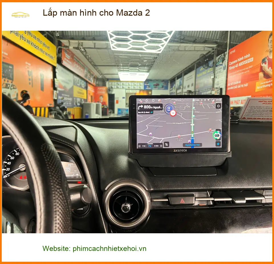 Anh Minh lắp màn hình cho Mazda 2 Quận 9 để nâng cấp trải nghiệm lái xe ảnh thực tế 2