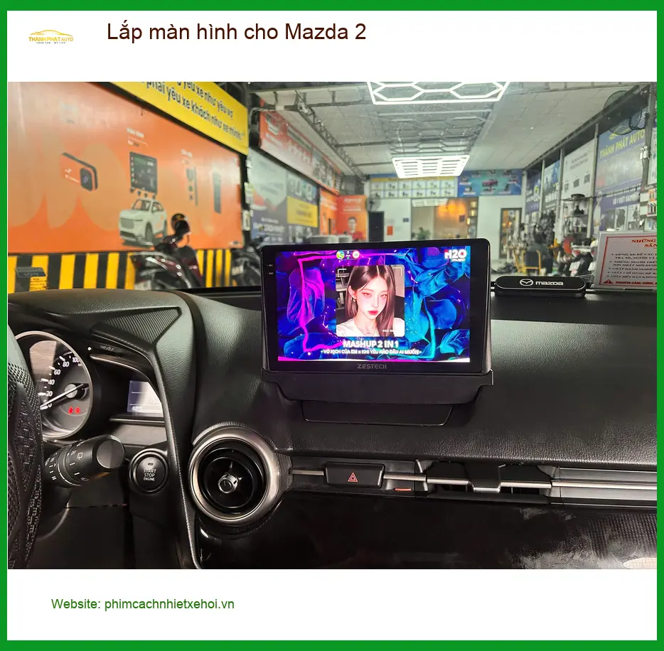 Anh Minh lắp màn hình cho Mazda 2 Quận 9 để nâng cấp trải nghiệm lái xe ảnh thực tế 4