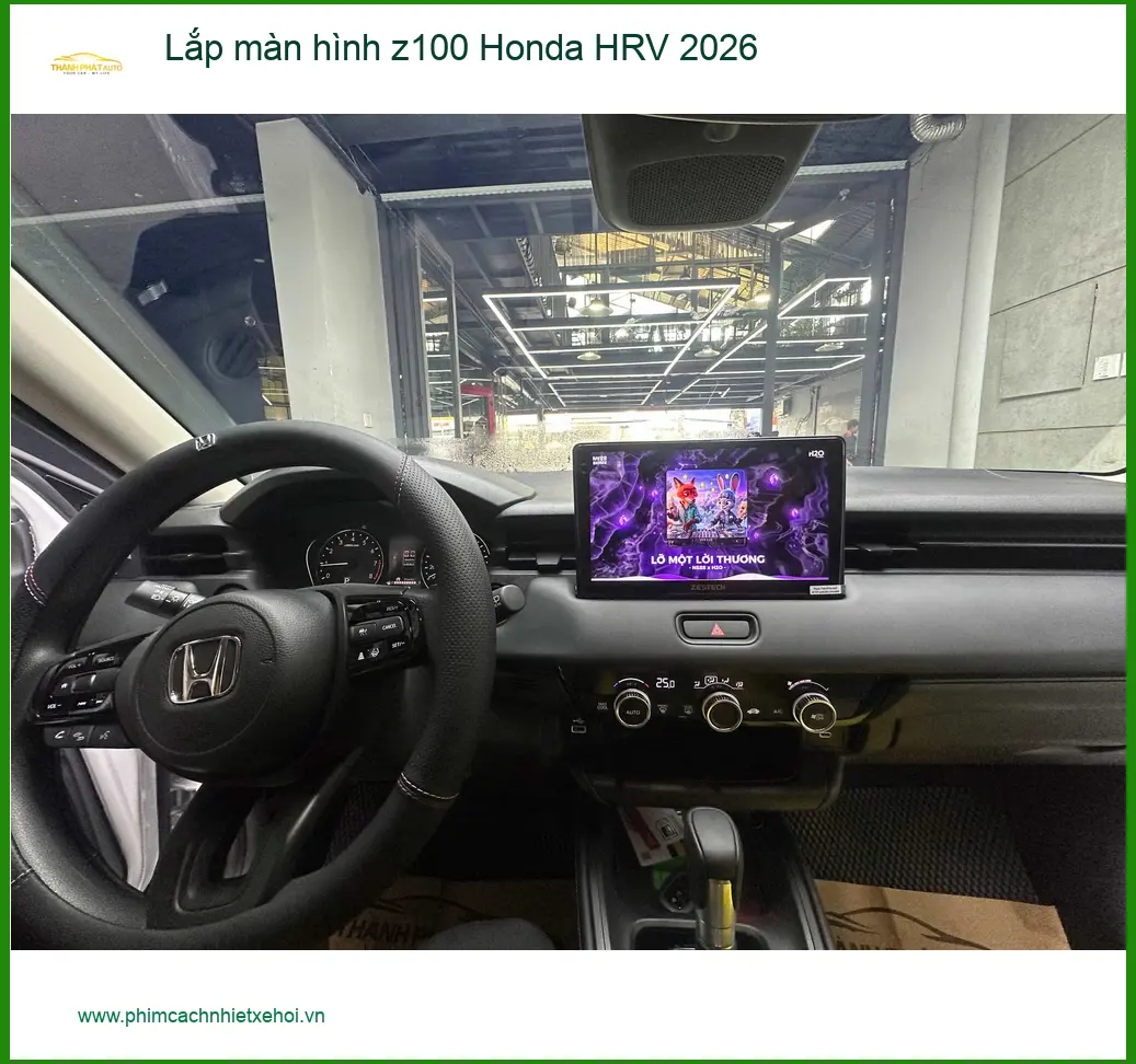 Anh Duy lắp màn hình Z100 Honda HRV 2026 tại Quận 2, xe thông minh hơn ảnh thực tế 2
