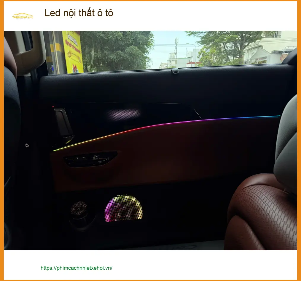Anh Đăng Khoa lắp Led nội thất ô tô tại Quận 4 tạo điểm nhấn cá nhân ảnh thực tế 5