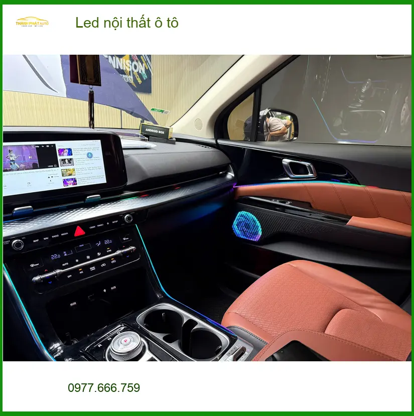 Anh Khôi lắp Led nội thất ô tô cho Hyundai Creta để không gian xe thêm lung linh tại Quận Bình Thạnh ảnh thực tế 5