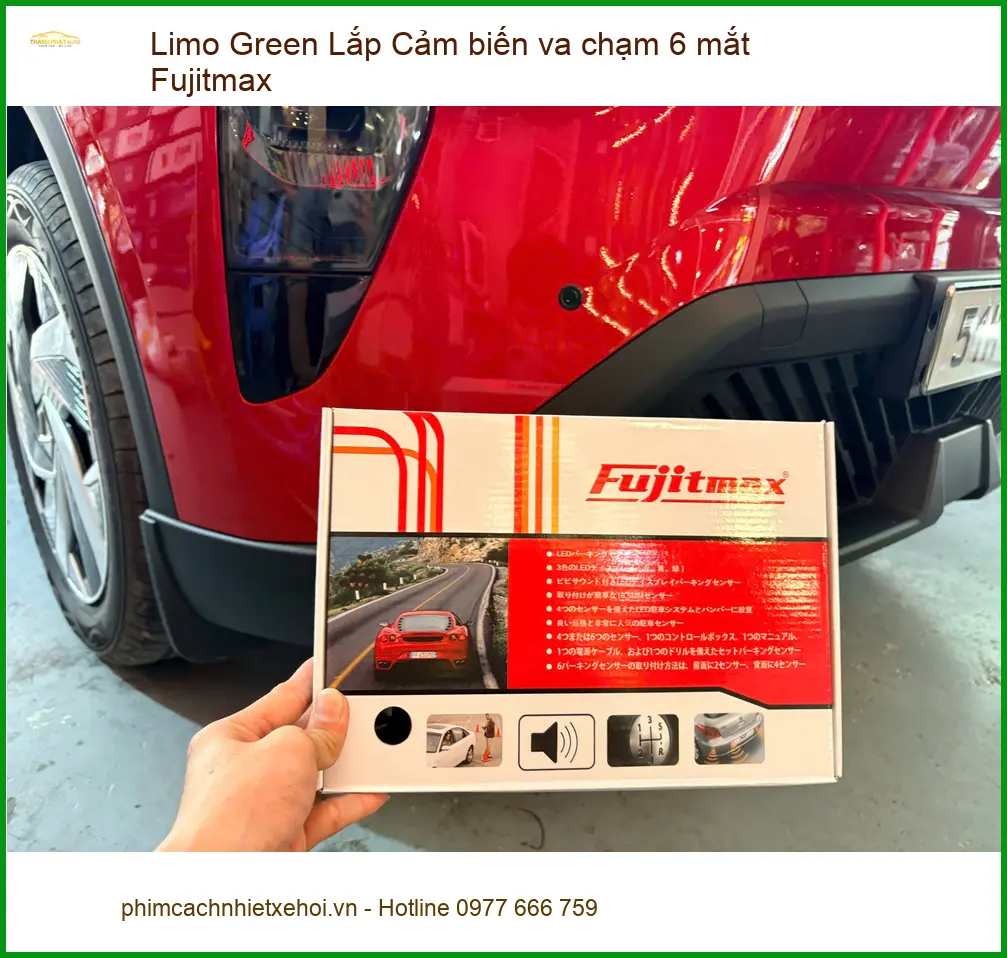 Anh Minh Khang Lắp Cảm biến va chạm 6 mắt Fujitmax Limo Green Quận 8 ảnh thực tế 2