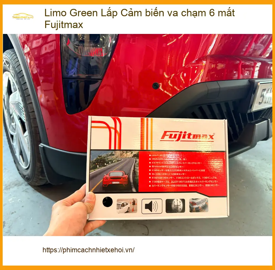 Anh Cường lắp Cảm biến va chạm 6 mắt Fujitmax cho xe Limo Green tại Quận 3 để an tâm di chuyển. ảnh thực tế 2