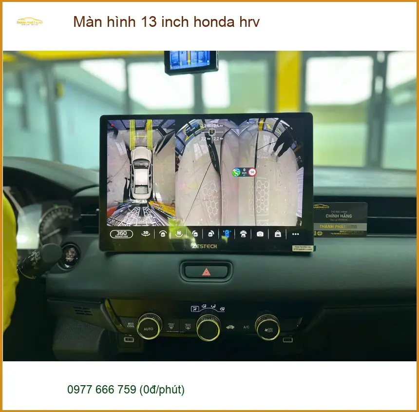 Chú Minh nâng cấp màn hình 13 inch Honda HR-V tại Quận 7 xem bản đồ rõ nét ảnh thực tế 3