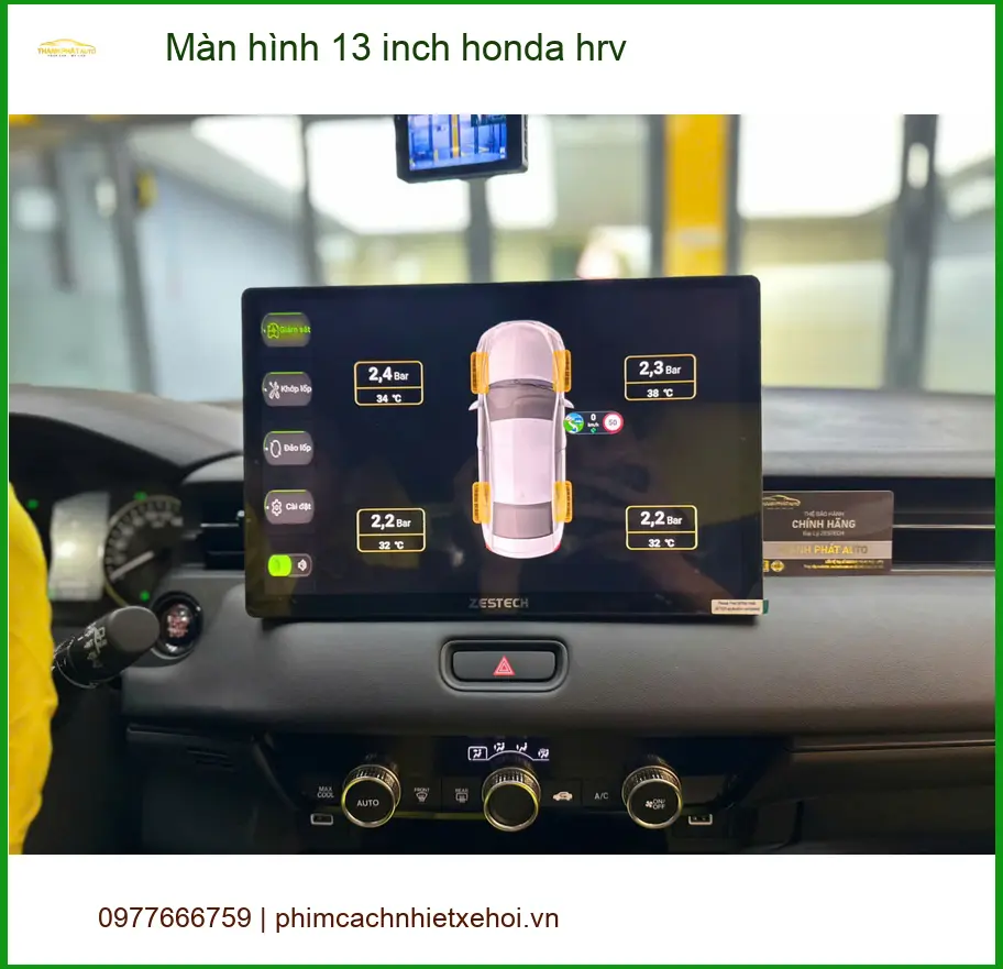 Chú Minh nâng cấp màn hình 13 inch Honda HR-V tại Quận 7 xem bản đồ rõ nét ảnh thực tế 4