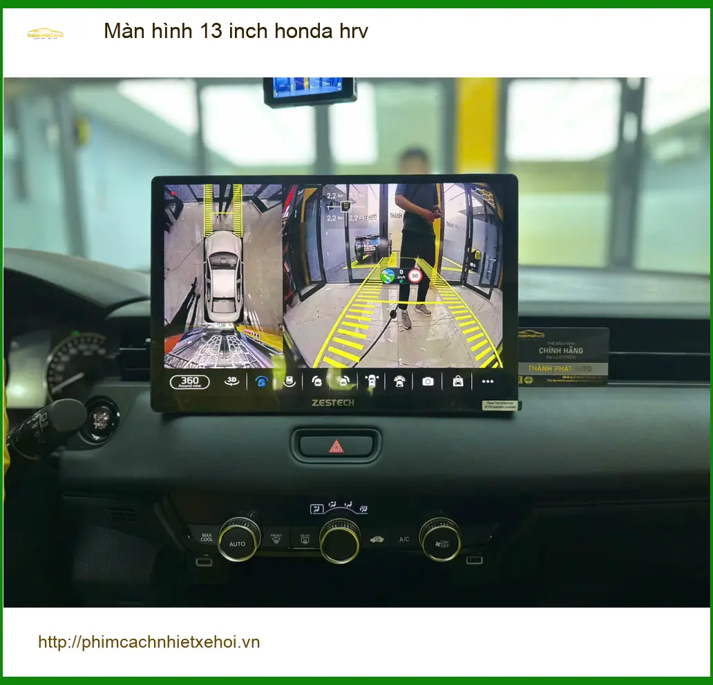 Chị Cẩm Tú nâng cấp màn hình 13 inch Honda HR-V tại Hóc Môn để xem bản đồ rõ hơn ảnh thực tế 5