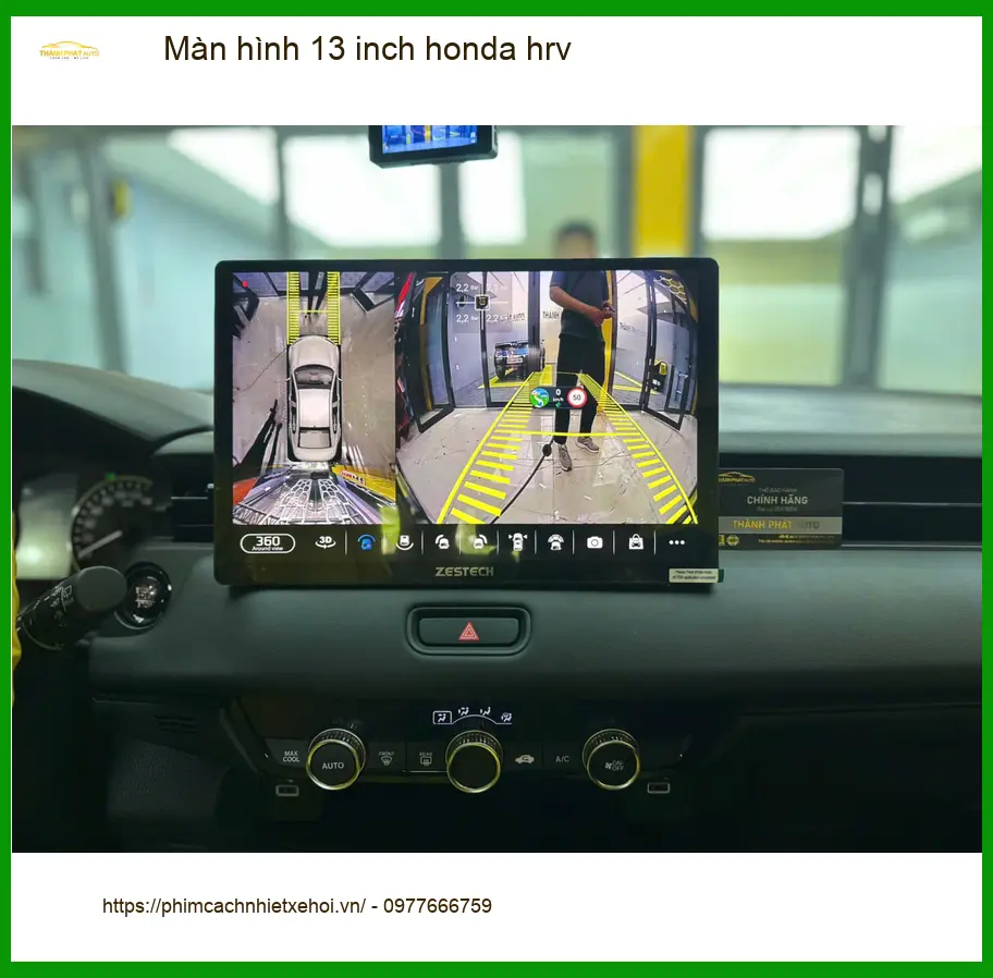 Chị Thảo lắp Màn hình 13 inch Honda HR-V tại Quận 6 để nâng cấp trải nghiệm lái