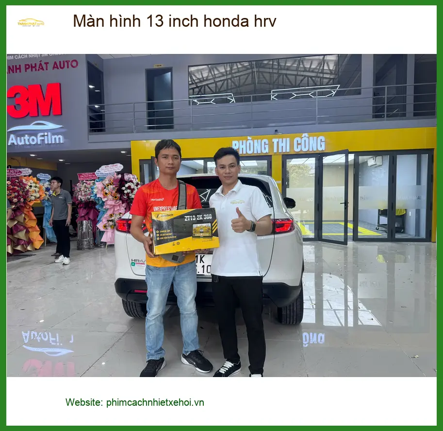 Chị Thảo lắp Màn hình 13 inch Honda HR-V tại Quận 6 để nâng cấp trải nghiệm lái ảnh thực tế 3