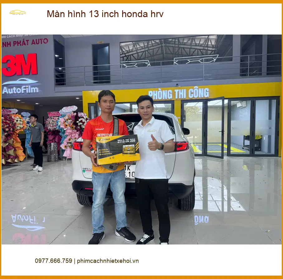 Anh Minh lắp Màn hình 13 inch cho Honda HR-V tại Quận 5 vì màn zin thiếu tính năng. ảnh thực tế 4