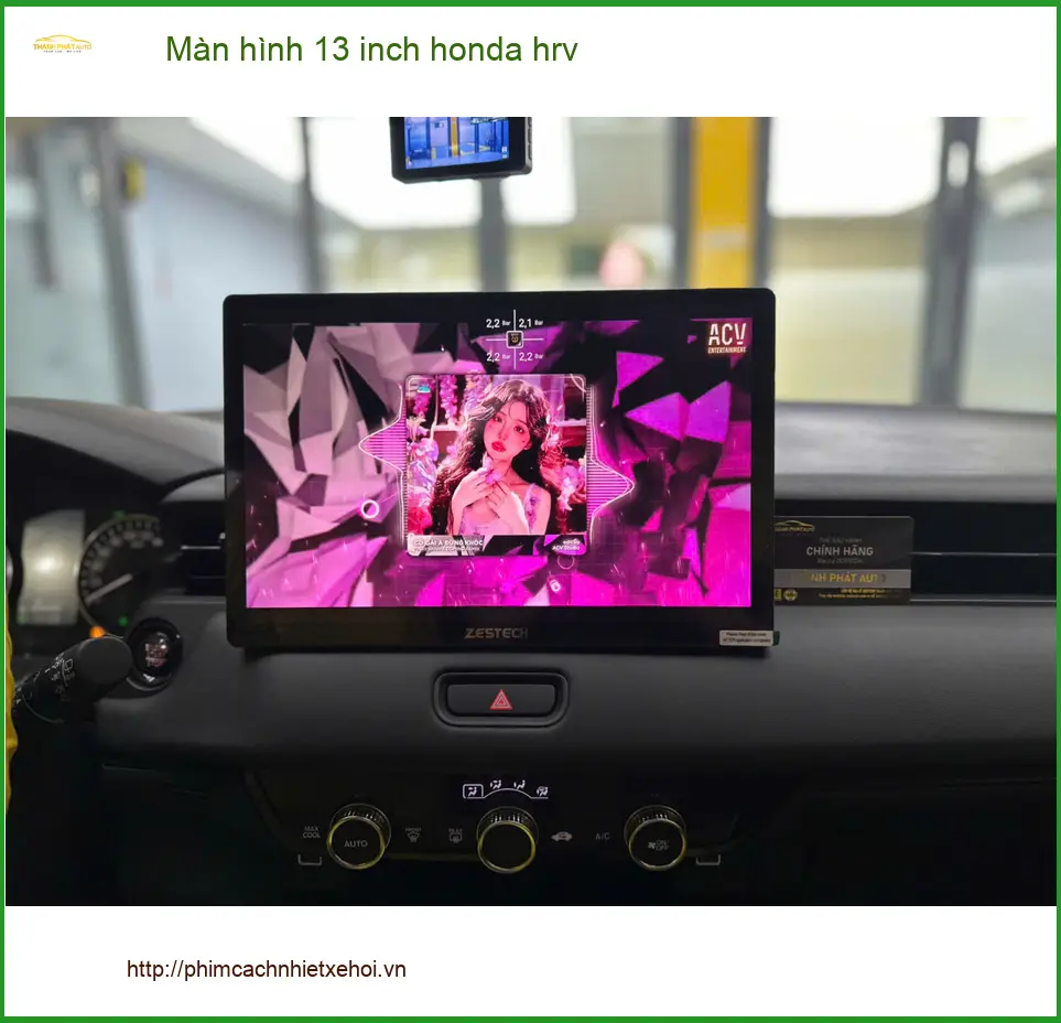 Anh Minh lắp Màn hình 13 inch cho Honda HR-V tại Quận 5 vì màn zin thiếu tính năng. ảnh thực tế 5