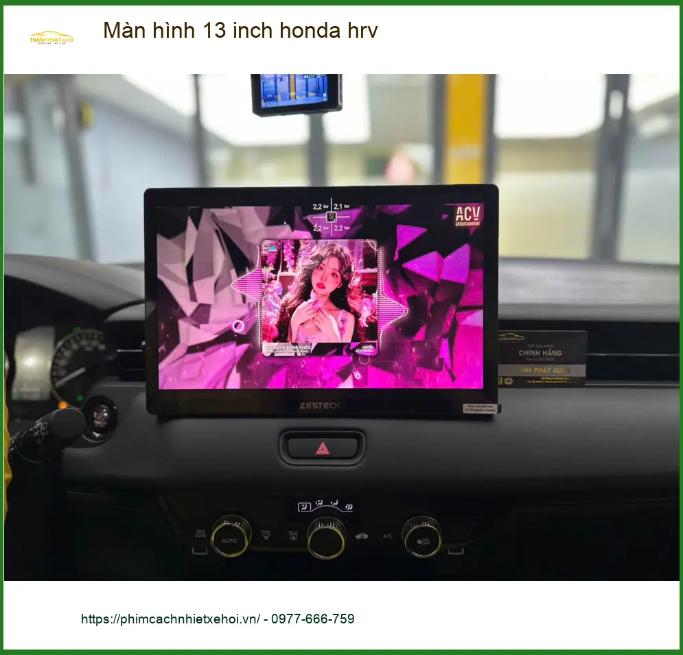 Anh Tú lắp Màn hình 13 inch Honda HR-V tại Quận 9 để nâng cấp giải trí trên xe ảnh thực tế 5