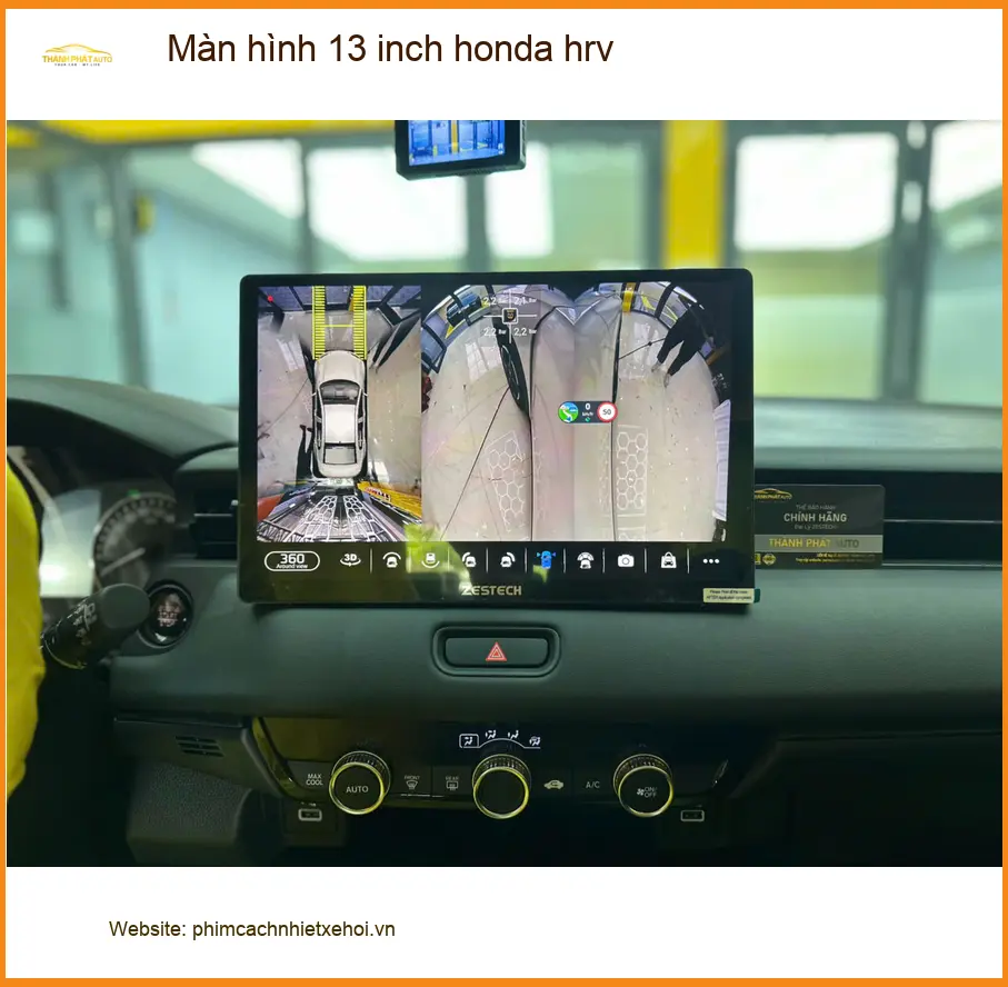 Anh Kiên nâng cấp màn hình 13 inch Honda HR-V tại Quận Thủ Đức vì màn zin chưa hiện đại