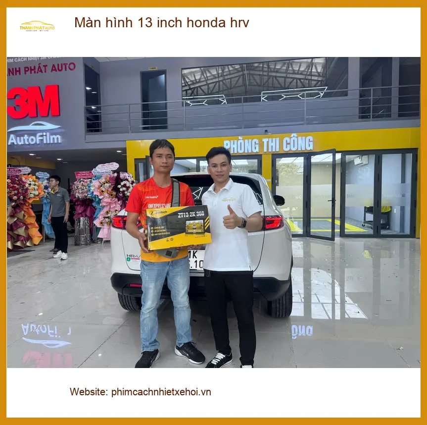 Anh An lắp màn hình 13 inch Honda HR-V tại Quận Tân Phú để nâng cấp tiện ích xe ảnh thực tế 2