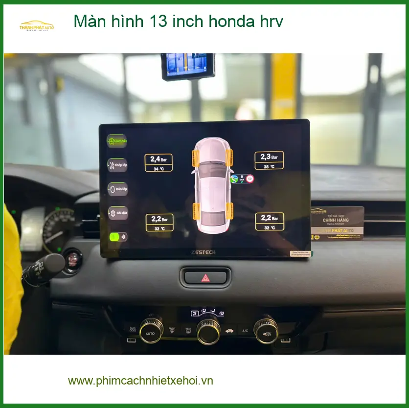 Anh An lắp màn hình 13 inch Honda HR-V tại Quận Tân Phú để nâng cấp tiện ích xe ảnh thực tế 4