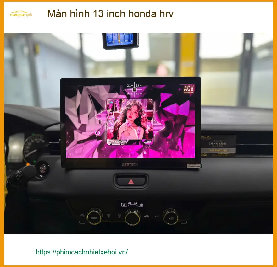 Anh Quân nâng cấp màn hình 13 inch Honda HR-V tại Quận 2