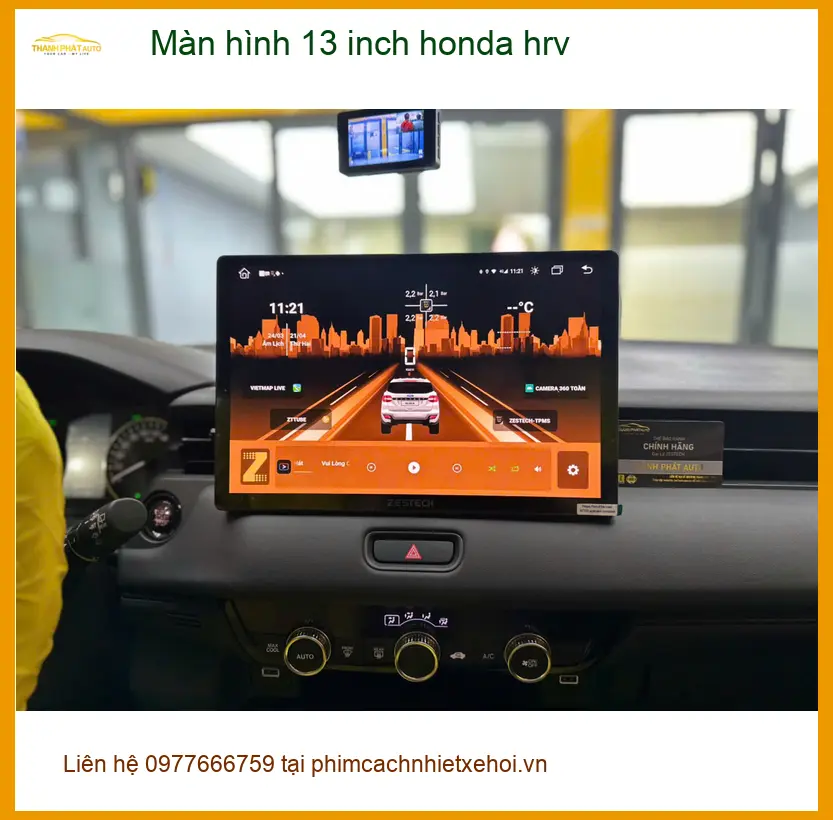 Anh Quân nâng cấp màn hình 13 inch Honda HR-V tại Quận 2 ảnh thực tế 4