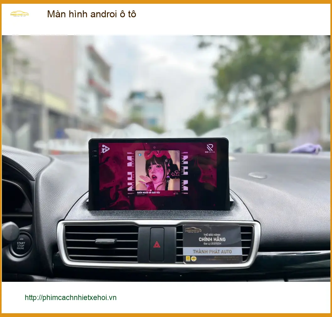 Anh Kiên lắp Màn hình android ô tô cho Suzuki Ciaz tại Quận 4 nâng tầm tiện ích