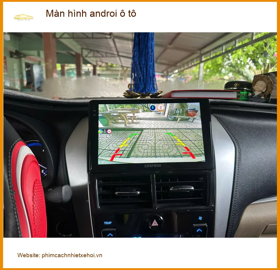 Anh Minh lắp màn hình Android ô tô cho Hyundai Accent tại Bình Chánh để xem bản đồ tiện hơn ảnh thực tế 2