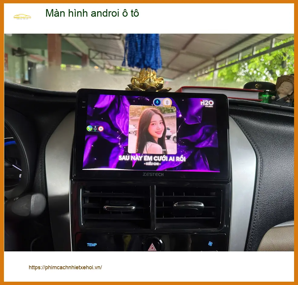 Anh Quốc lắp màn hình Android ô tô cho Hyundai Accent tại Quận Hóc Môn vì muốn giải trí cao cấp