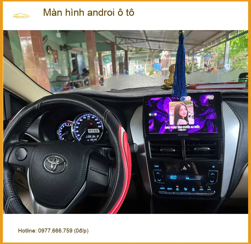 Anh Quốc lắp màn hình Android ô tô cho Hyundai Accent tại Quận Hóc Môn vì muốn giải trí cao cấp ảnh thực tế 2