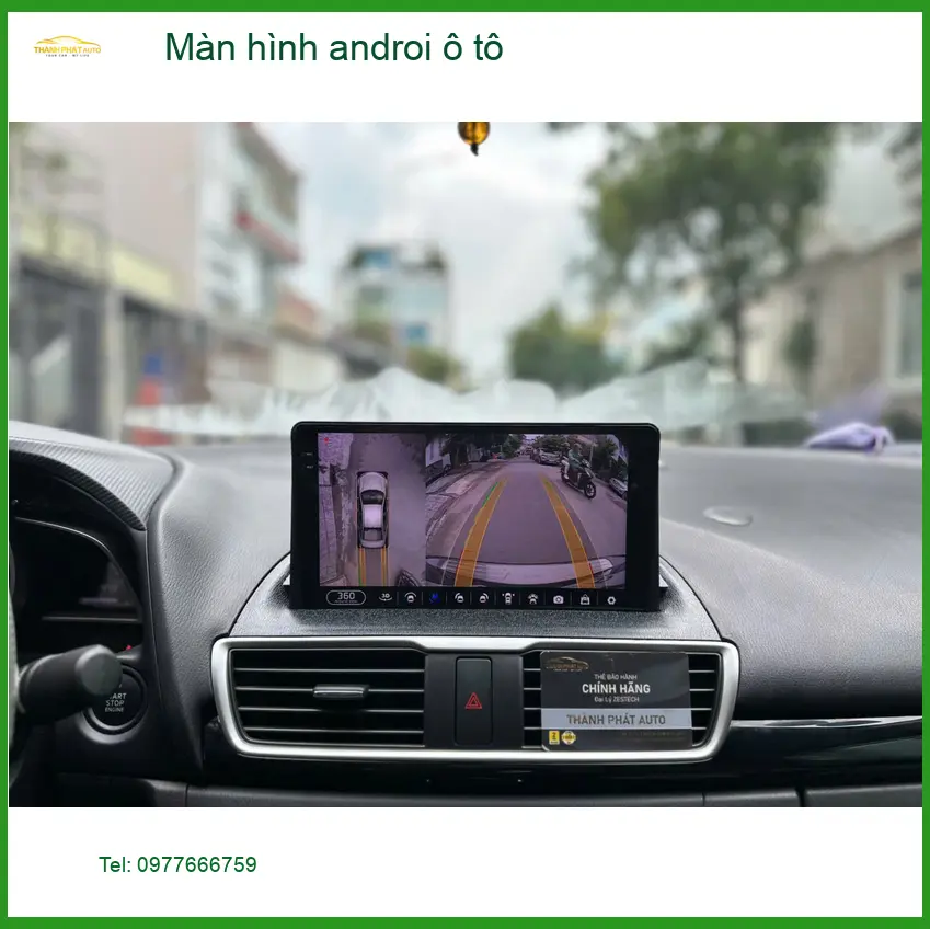 Chú Lực nâng cấp màn hình Android ô tô cho Ford Everest tại Quận 9 vì màn zin thiếu tính năng ảnh thực tế 2