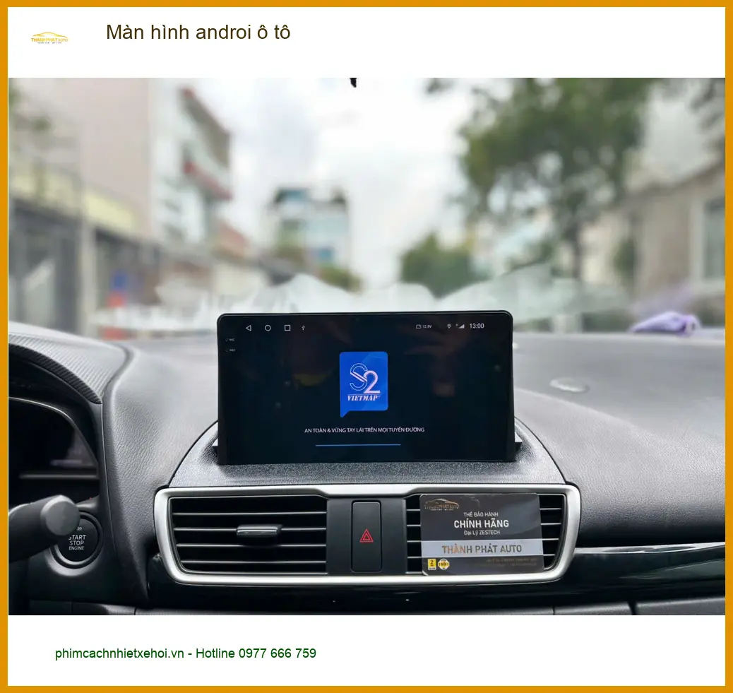 Chị Linh lắp màn hình Android ô tô cho Toyota Camry ở Quận 6. ảnh thực tế 4