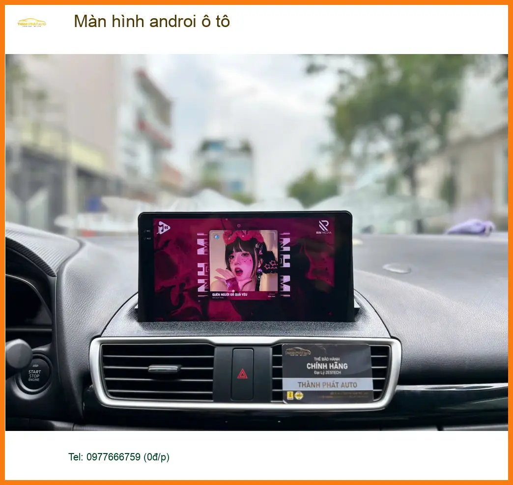 Anh Đức lắp màn hình Android ô tô Suzuki Swift tại Quận Huyện Nhà Bè