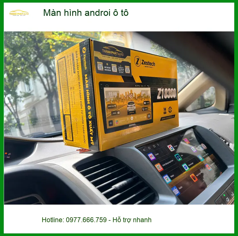 Anh Phong lắp màn hình Android ô tô cho Hyundai Accent tại Hóc Môn tiện giải trí, dẫn đường ảnh thực tế 2