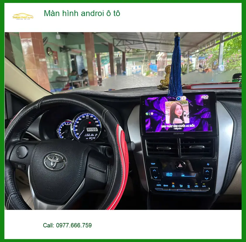 Chị Thảo lắp màn hình Android ô tô cho Honda CRV tại Quận Tân Bình để trải nghiệm tính năng thông minh ảnh thực tế 3