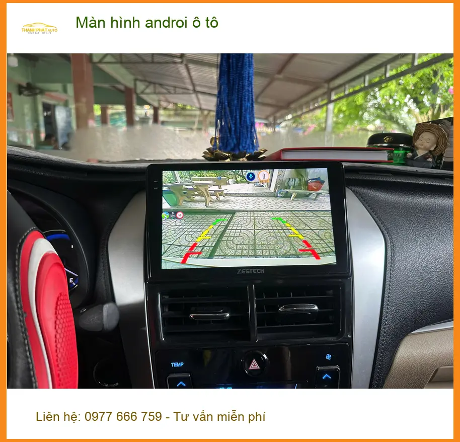 Chị Thảo lắp màn hình Android ô tô cho Honda CRV tại Quận Tân Bình để trải nghiệm tính năng thông minh ảnh thực tế 5