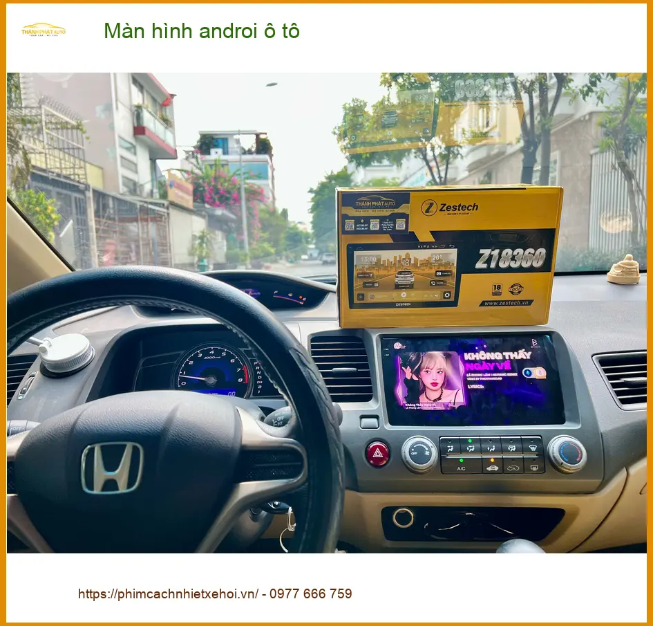 Anh Bình lắp màn hình Android ô tô Toyota Raize tại Quận 12