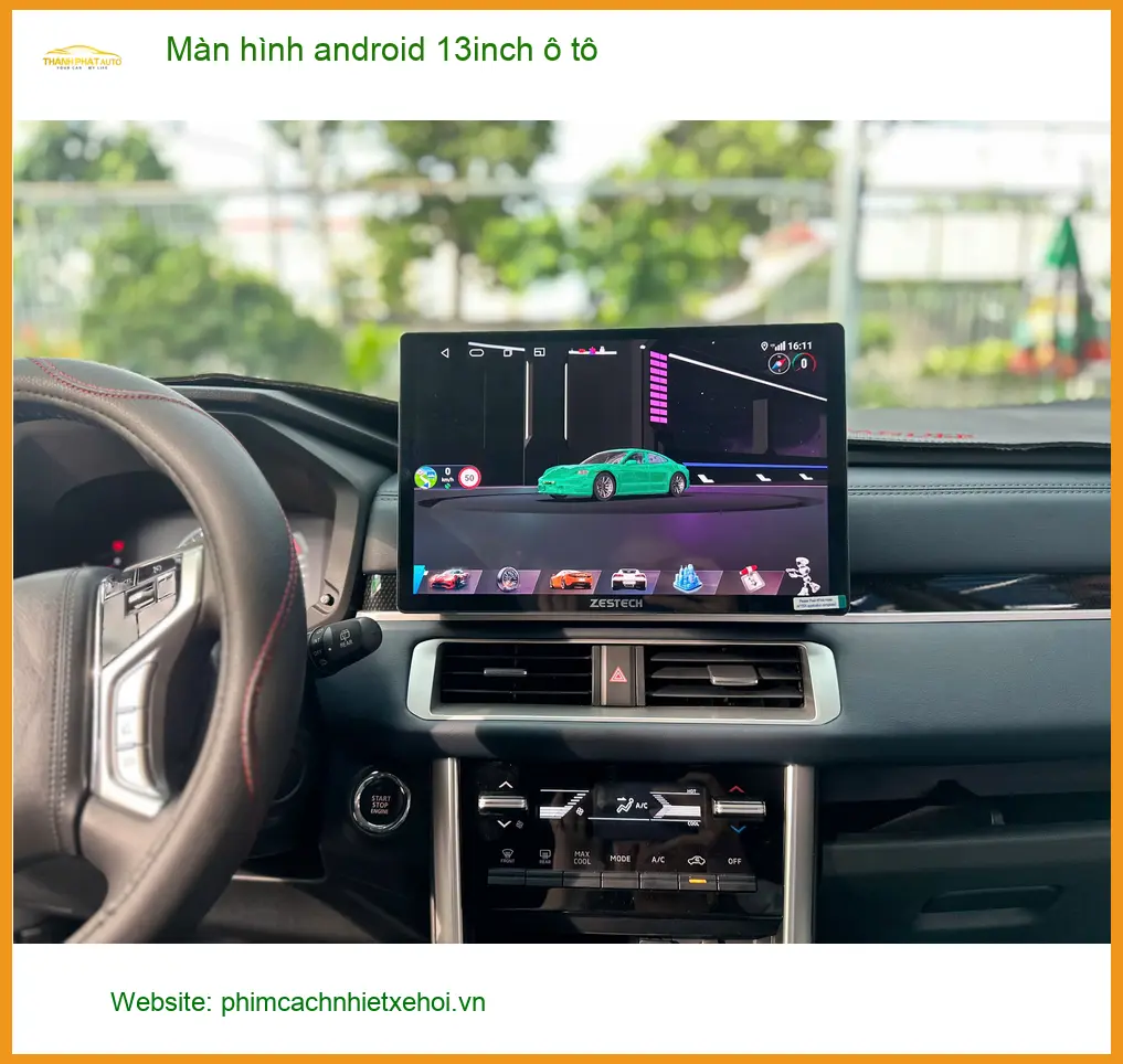 Anh Khải lắp màn hình android 13inch ô tô Kia K3 tại Củ Chi ảnh thực tế 2