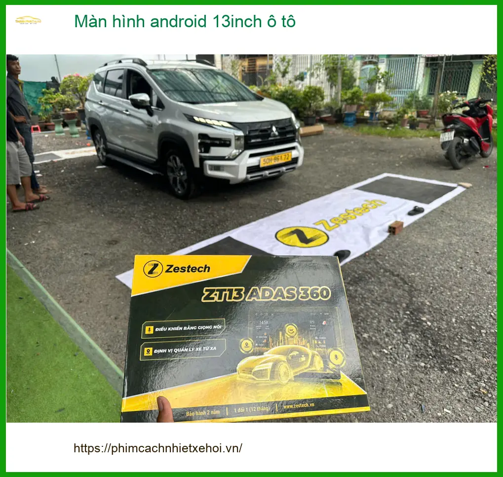 Anh Dũng lắp màn hình android 13inch ô tô VinFast Fadil ở Quận 5