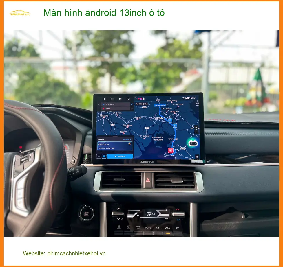 Anh Khang lắp màn hình Android 13 inch ô tô Honda CRV tại Quận 4 ảnh thực tế 2