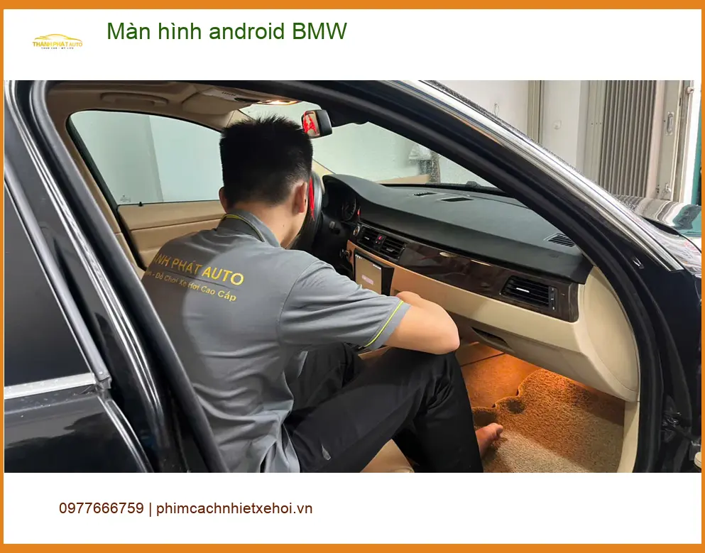 Anh Tùng nâng cấp màn hình Android BMW cho X5 tại Quận 2 để trải nghiệm tiện nghi hơn ảnh thực tế 3