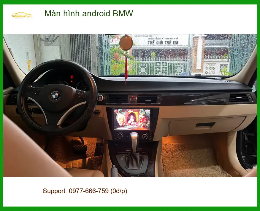 Anh Dũng nâng cấp màn hình Android cho BMW Series 3 ở Quận Tân Phú vì màn zin ít tính năng ảnh thực tế 5