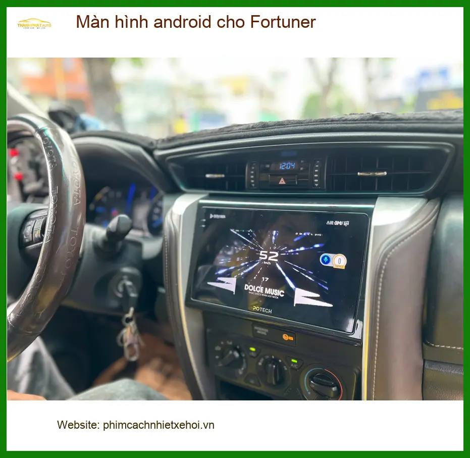 Anh Bách lắp màn hình Android cho Fortuner uy tín tại Quận Tân Bình ảnh thực tế 4
